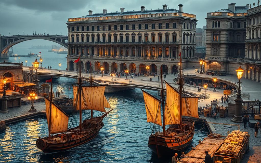 historical trade infrastructure